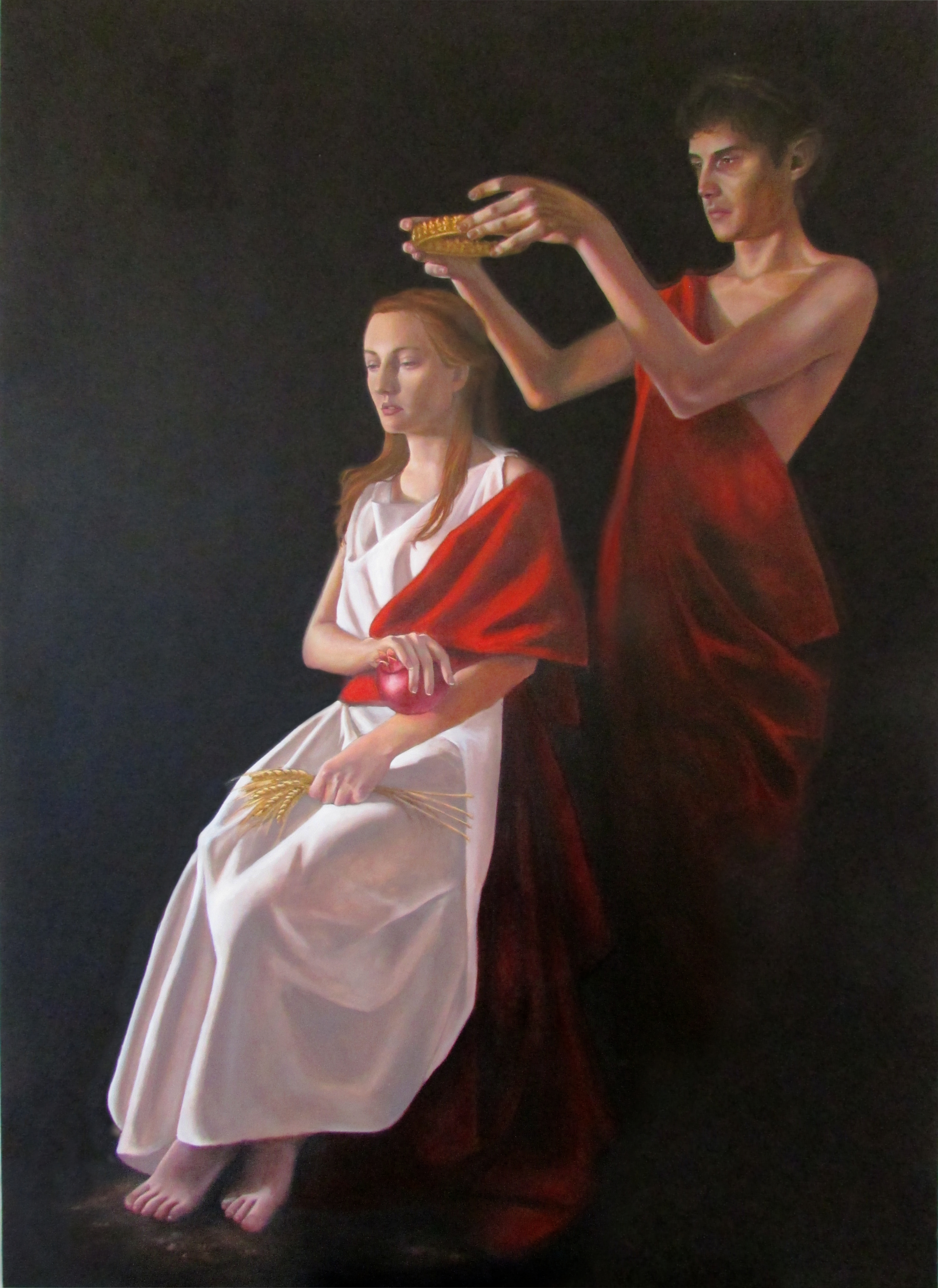 Hades and Persephone, Oil on Canvas, 2018